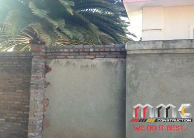 Befordview Boundary Wall Before
